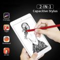 2 In 1 Stylus Pen Capacitive Screen Touch Pencil Drawing Pen For Tablet Android Smartphone For iPad Pro 11 12.9