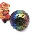 Bescon Metal Plating 100 Sided Dice, Game Dice D100, Polyhedral Solid 100 Sides Dice 45MM in Diameter (1.8inch)