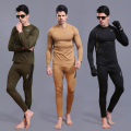 New Winter Fleece Thermal Underwear Set Men's Long Johns Compression Sweat Sets Outdoor Sports Functional Underwear Thick Warm