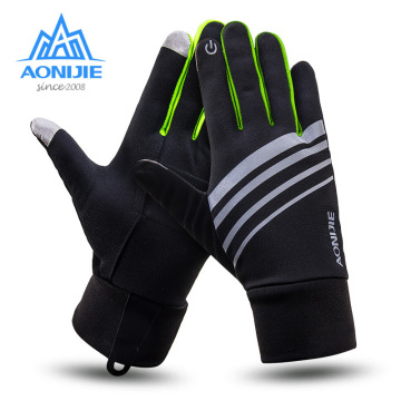 AONIJIE Sports Running Gloves Men Women Outdoor Warm Windproof Multi-function Gym Fitness Gloves for Jogging