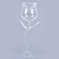 1/2Pc Creative Wine Glass Rose Flower Shape Goblet Lead-Free Red Wine Cocktail Glasses Home Wedding Party Barware Drinkware