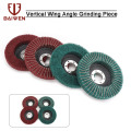 4Pcs 4-1/2'' Nylon Fiber Flap Polishing Wheel Grinding Disc Non-woven 115mm Abrasive Disc Buffing Pad For Angle Grinder