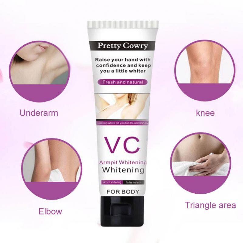 Body Creams Armpit Whitening Cream Between Legs Knees Private Parts Whitening Formula Armpit Whitener Intimate TSLM1