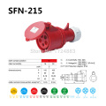 16A 3 pole connector Industrial male&female plugs SFN-015/SFN-215 waterproof IP44 3P+N+E