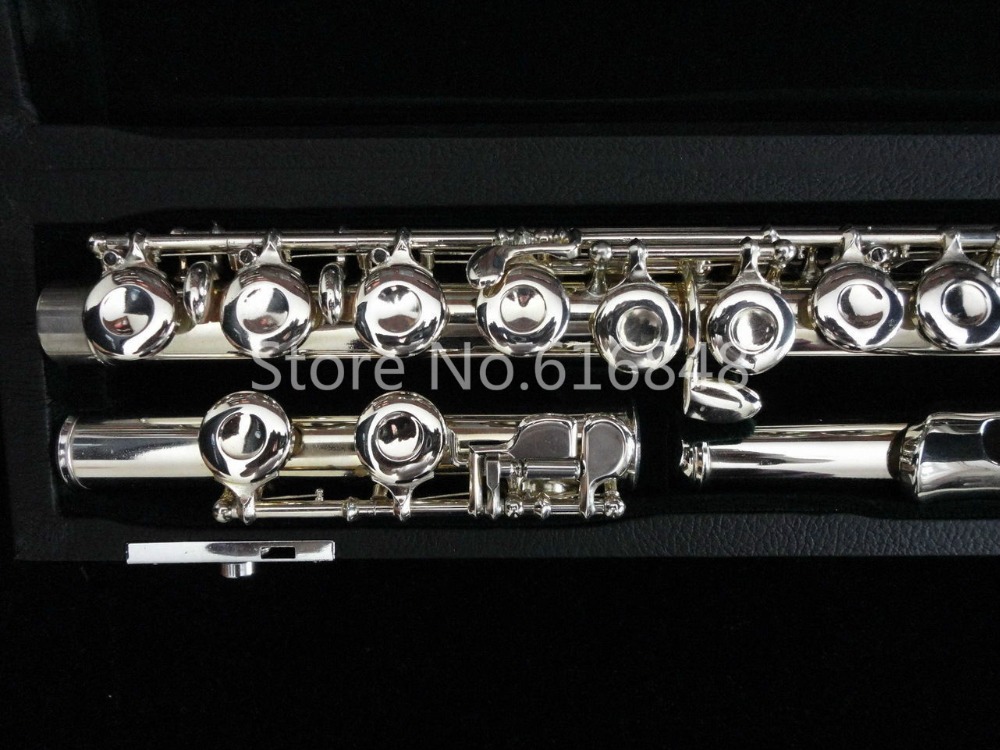 Muramatsu Flute 1957 C Tune 16 Keys Closed Holes Flute Cupronickel Silver Plated Flute E Key Brand Musical Instrument With Case