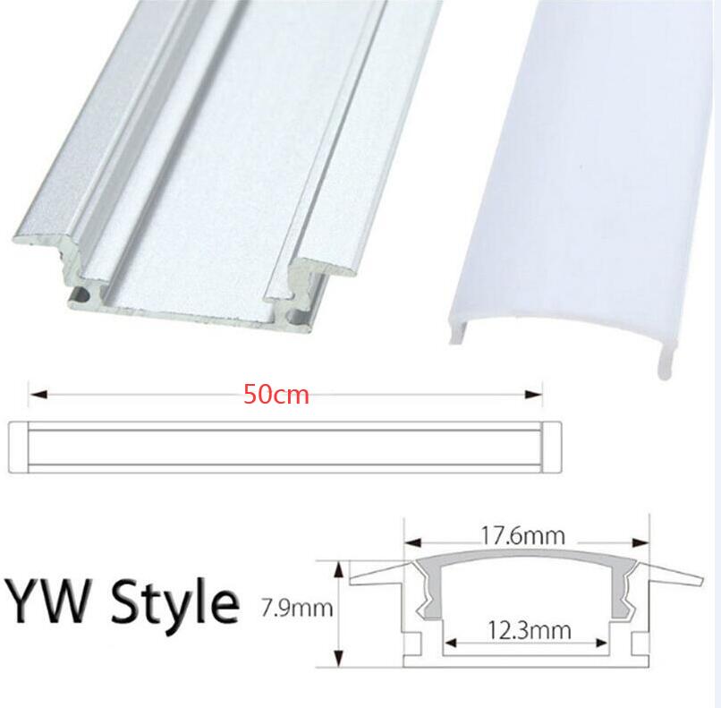 U V YW Corner Aluminium Profile Channel Holder for LED Strip Light Bar Under Cabinet Lamp Kitchen Closet