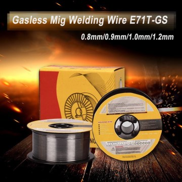 1 Roll 1KG Welding Wire 0.8mm 0.9mm 1mm 1.2mm Solid-Cored MIG Welder Tools for Food/General Chemical Equipment