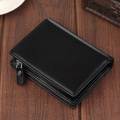 2020 Vintage Men Leather Luxury Wallet Short Slim Male Purses Money Clip Credit Card Dollar Cow Leather Wallet Mens Card Purse