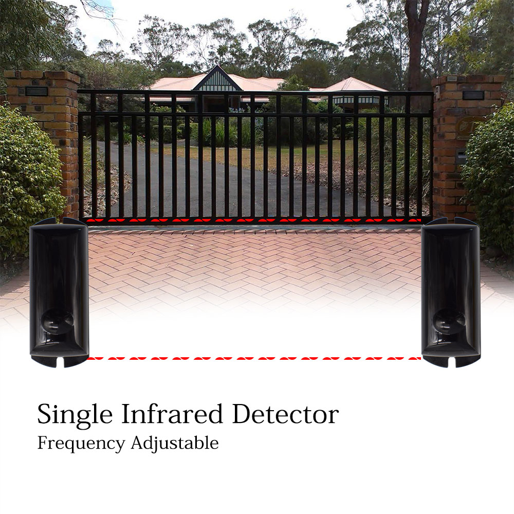 9-16V DC/AC Active Photoelectric Single one 1 infrared Beam Sensor Barrier Detector for Gate Door Window burglar alarm system
