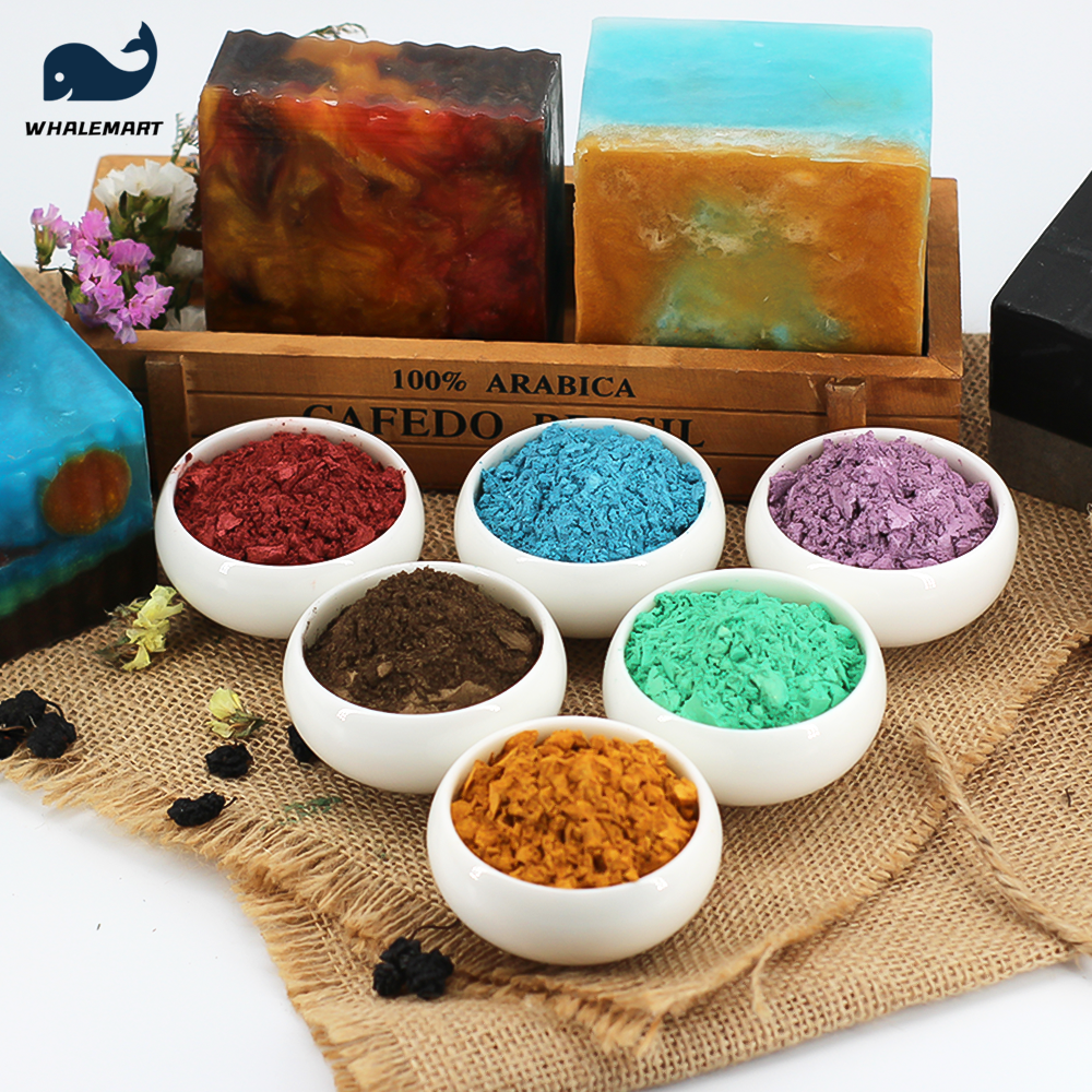 8 Color Mica Powder For Handmade Soap Dye Soap Making Pigment Nature Stone Made Each 20g