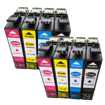 8 PCS Compatible 36XL ink cartridge for EPSON Expression Home XP 332A inkjet Printer