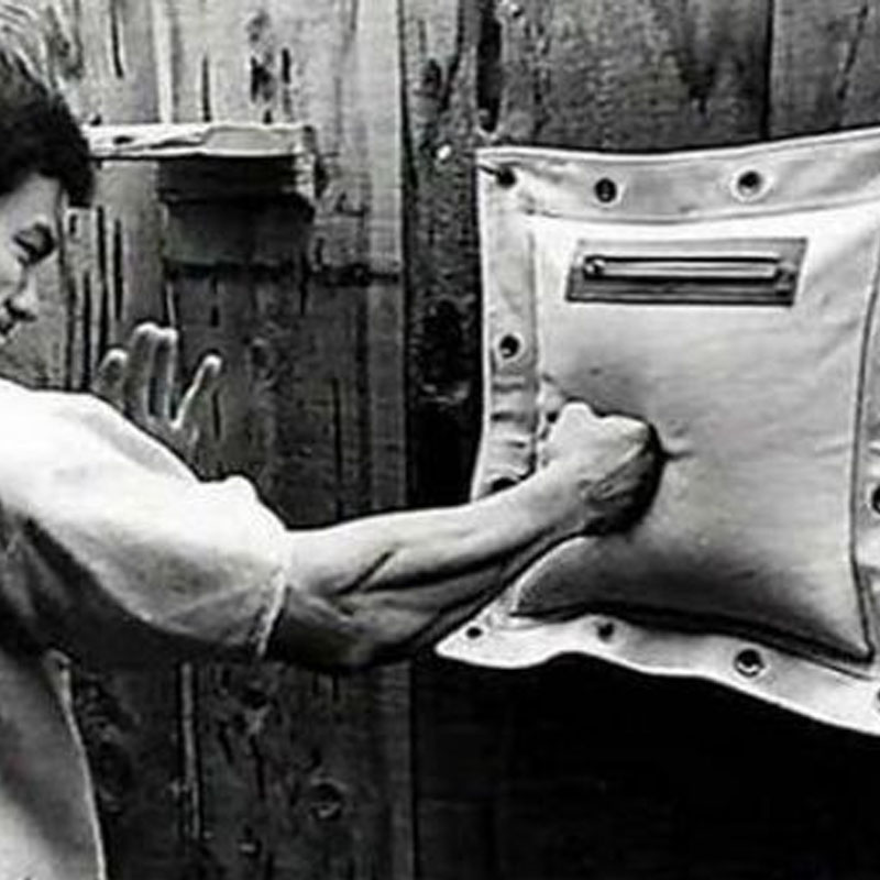 Bruce lee Wing Chun Man 1-Section and 3-Sections Punching Bag Kung Fu Martial Arts Boxing Wall Bag Sand Bag boxeo