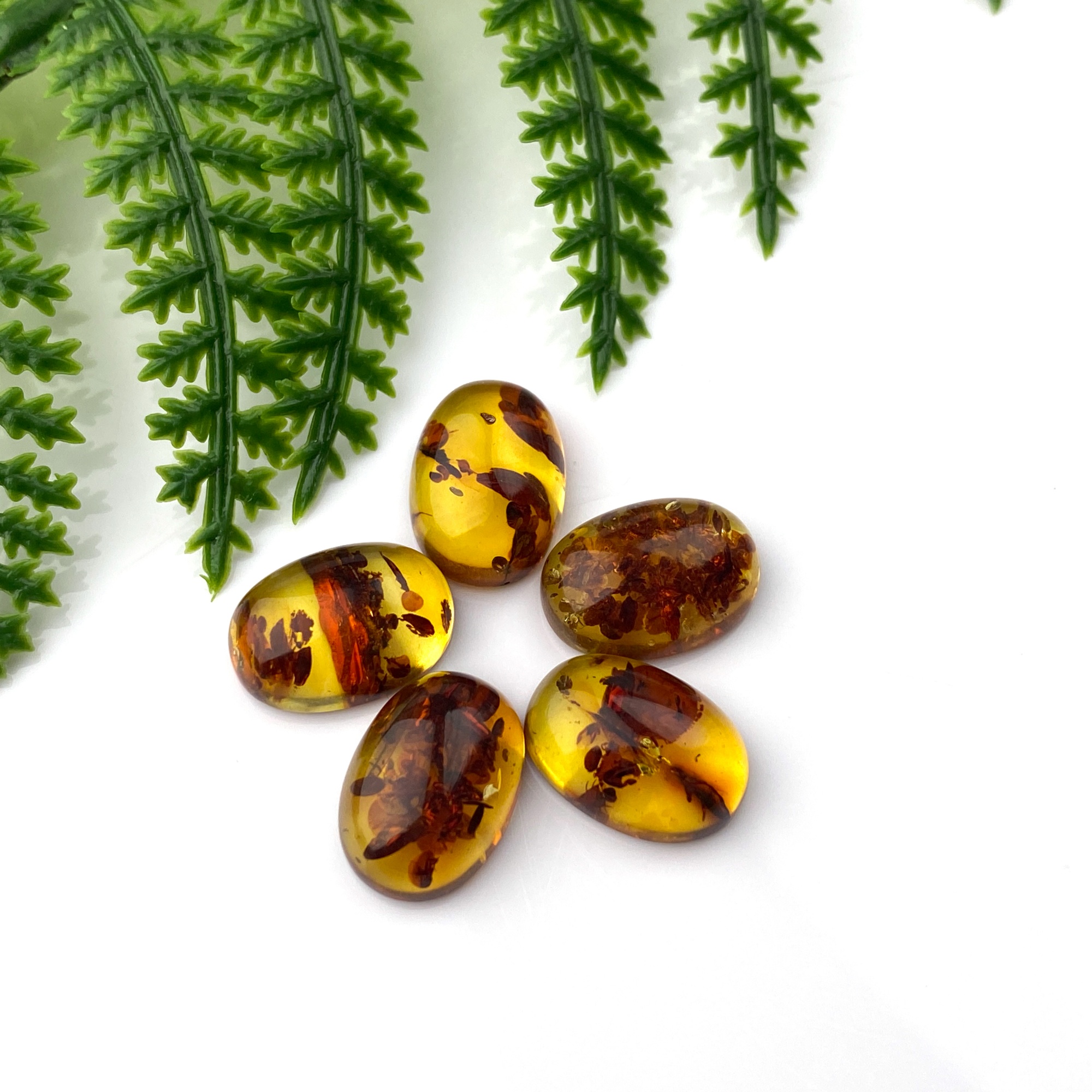 Amber yellow gemstone