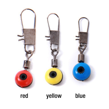 20Pcs/lot Fishing Connector Float Connector Rolling Swivel Fishing Supplies Interlock Swivels Shank Clip Connector