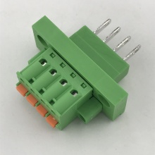 male and female plug panel mount terminal block