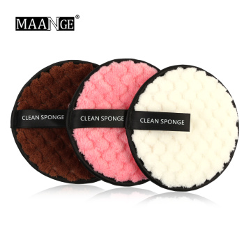 MAANGE 2PCS/3PCS Microfiber Makeup Remover Reusable Cleansing Makeup Face Cleansing Towel Cotton Double layer Nail Cleaning Wipe