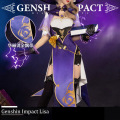 Anime Genshin Impact Lisa Game Suit Lovely Dress Uniform Cosplay Costume Halloween Party Outfit For Women Girls 2020 NEW