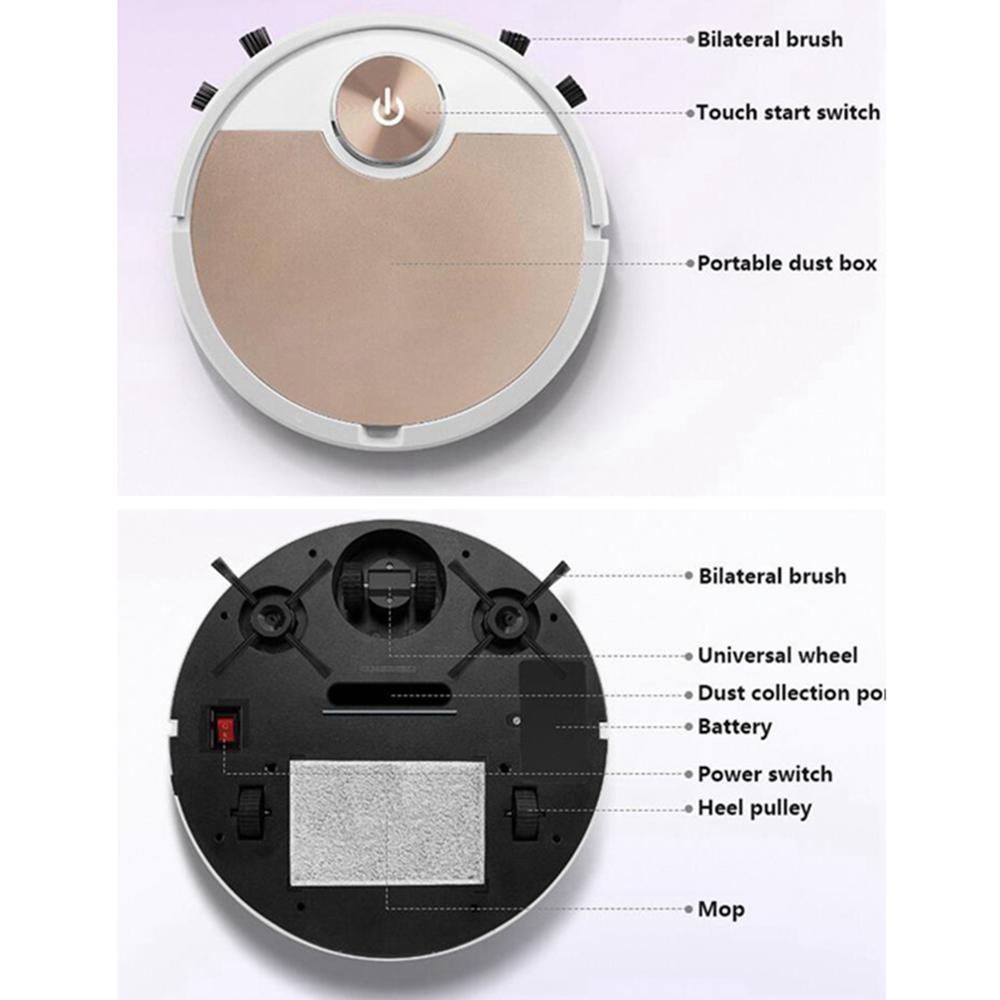 Vacuum Cleaner Robot Smart Vaccum Cleaner for Home Mobile Phone APP Remote Control Automatic Dust Removal Cleaning Sweeper