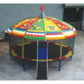 Round Trampoline with Roof