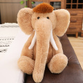 70cm Giant Elephant Teddy Bear Plush Toys Mammoth with Long Nose Soft Fur Stuffed Elephant Dolls for Kids Plush Animal Toys