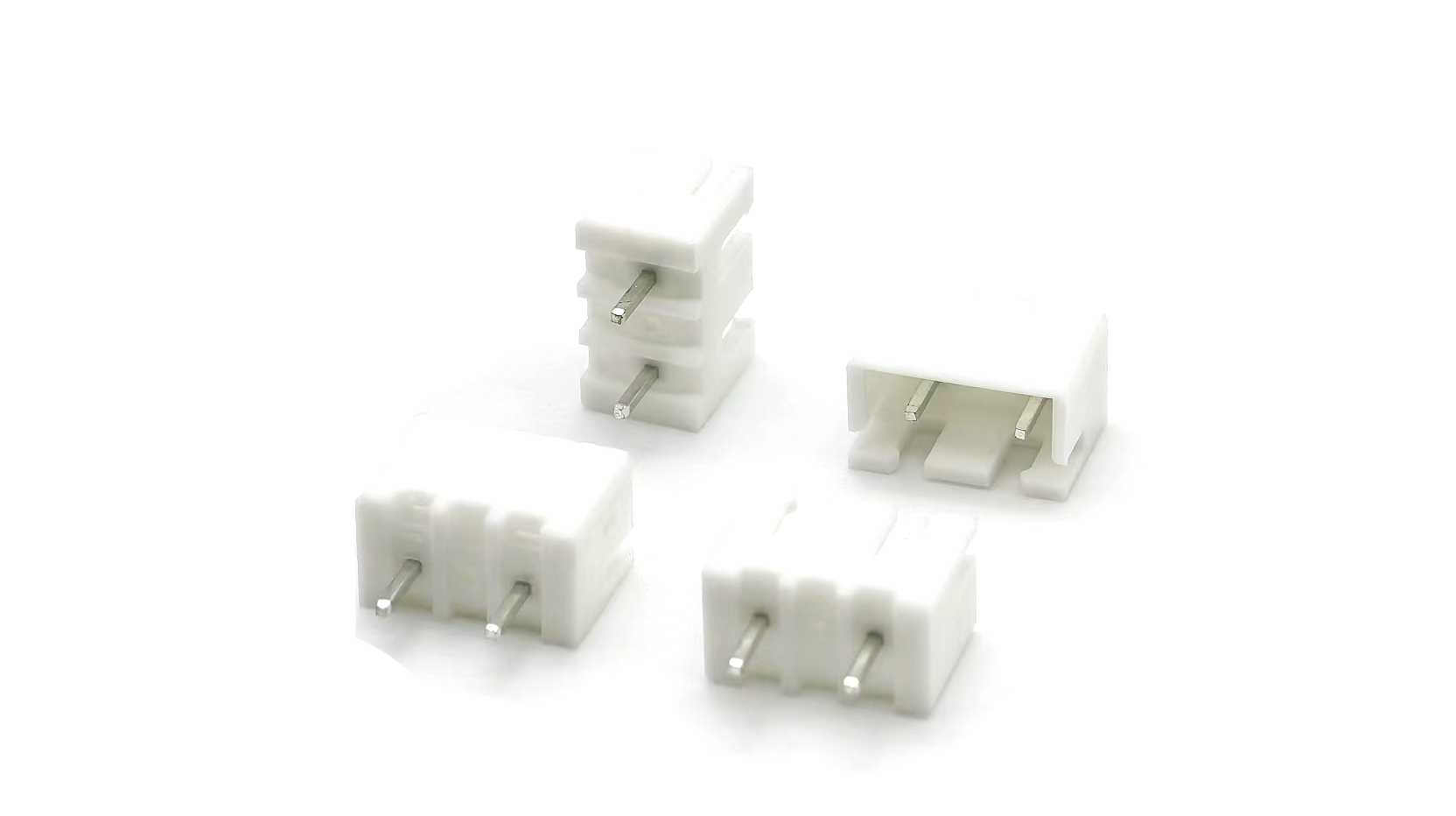 Wafer XH2.5 Connector Straight DIP NL66 White Missing Middle Pin Without Kinked Pin 3P