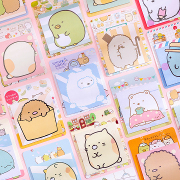 Sumikko Gurashi Square Memo Pad Sticky Notes Memo Notebook Stationery Papelaria Escolar School Supplies