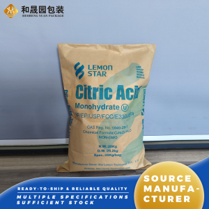 Durable Kraft Paper Plastic Citric Acid Bags