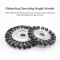 Removal Wheel Knotted Bench Steel Metal Disc Brush Rust Wire Brush Deburring Derusting Angle Grinder Cleaner Accessories