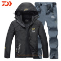 Daiwa for fishing suit men Spring Autumn thin fishing clothing Hooded sports Hiking fishing jacket outdoor clothes fishing wear