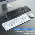 Ergonomic Wireless Keyboard Mouse Set 2.4G Office Gaming USB Full-size Keyboard Mouse Combo Set For Notebook Laptop Desktop PC