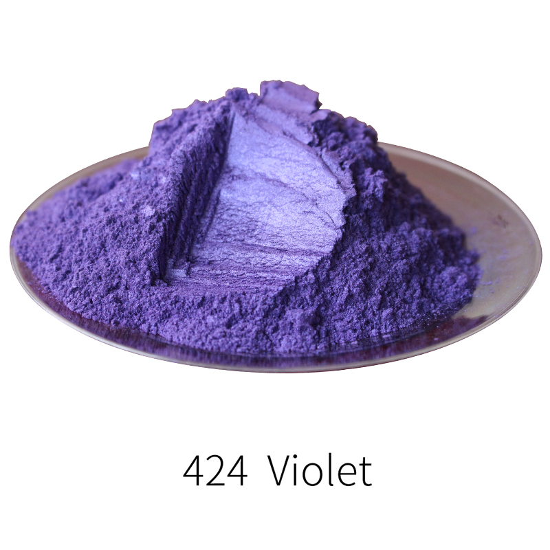 Type 424 Pearl Powder Pigment Mineral, Mica Powder DIY Dye Colorant for Soap Automotive Art Crafts