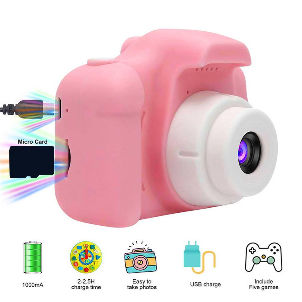 Kids Camera Toy Digital HD 1080P Video Camera Toys 2.0 Inch IPS Screen 20 Million Pixel Kids Birthday Gifts Toys For Children