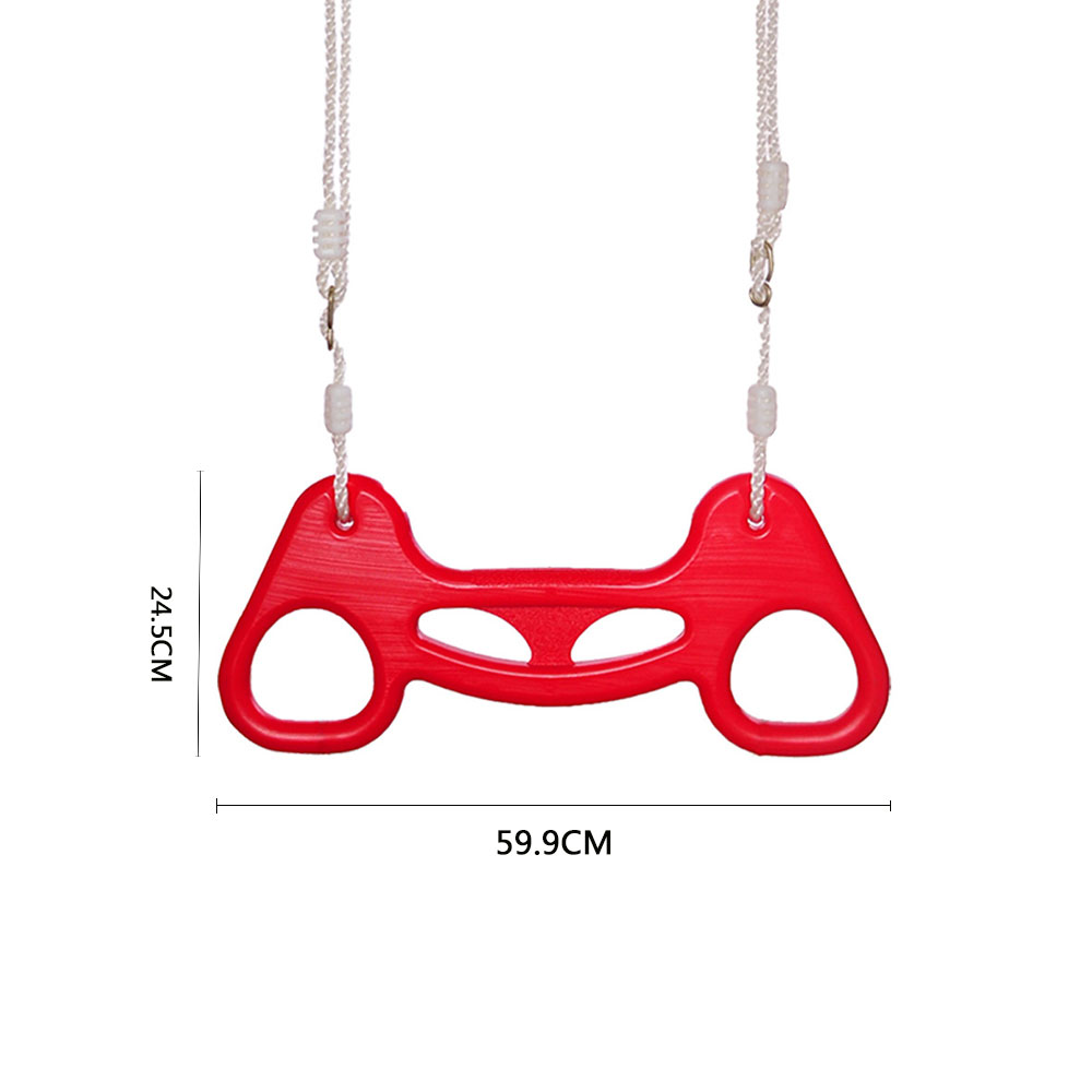 Children Outdoor Trapeze Bar Pull Up Gym Rings Multifunction Plastic Sports Ring Swing
