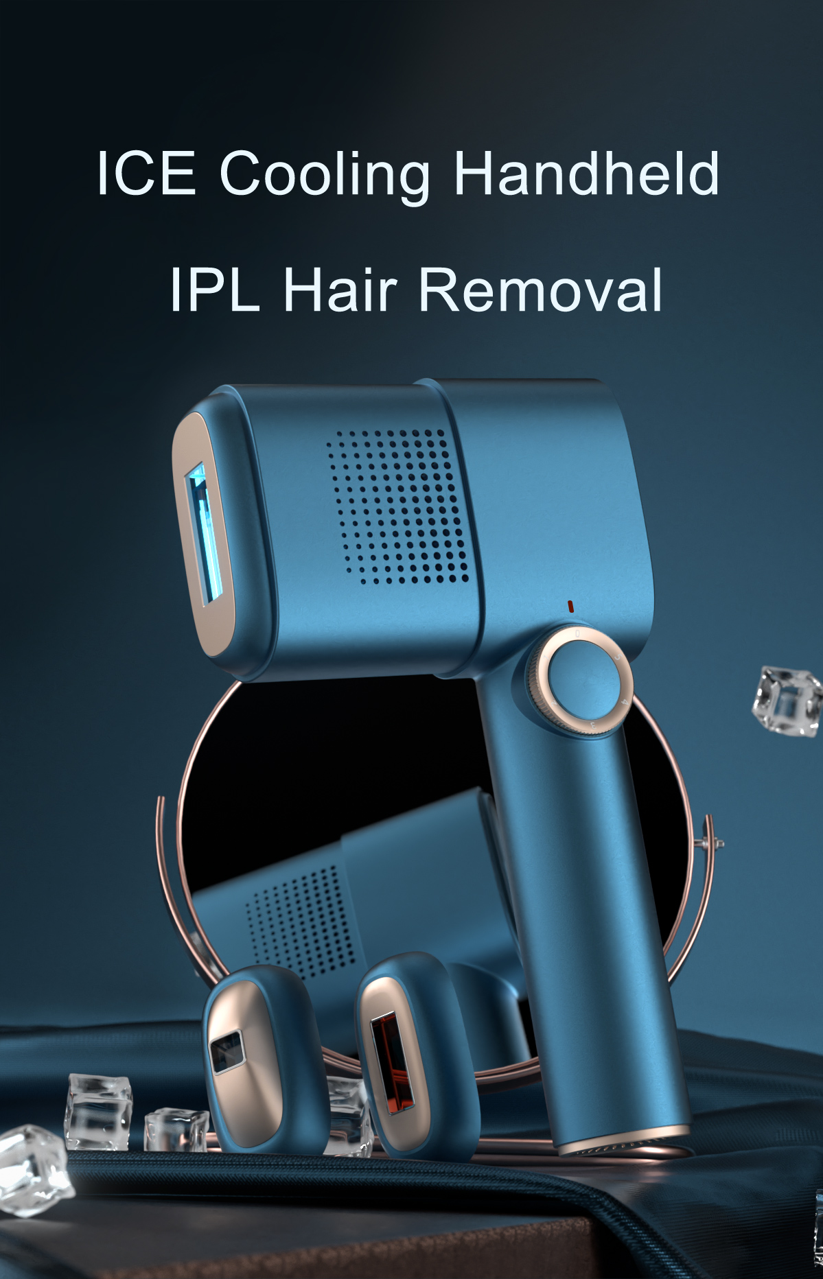 freezing point hair removal device