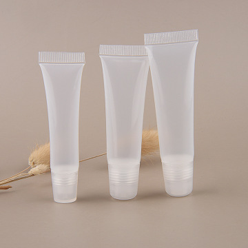 10pcs Transparent Refillable Bottles 8ml/10ml/15ml Lip Gloss Tube Lip Balm Empty Bottles Soft Container For DIY Cosmetic Makeup