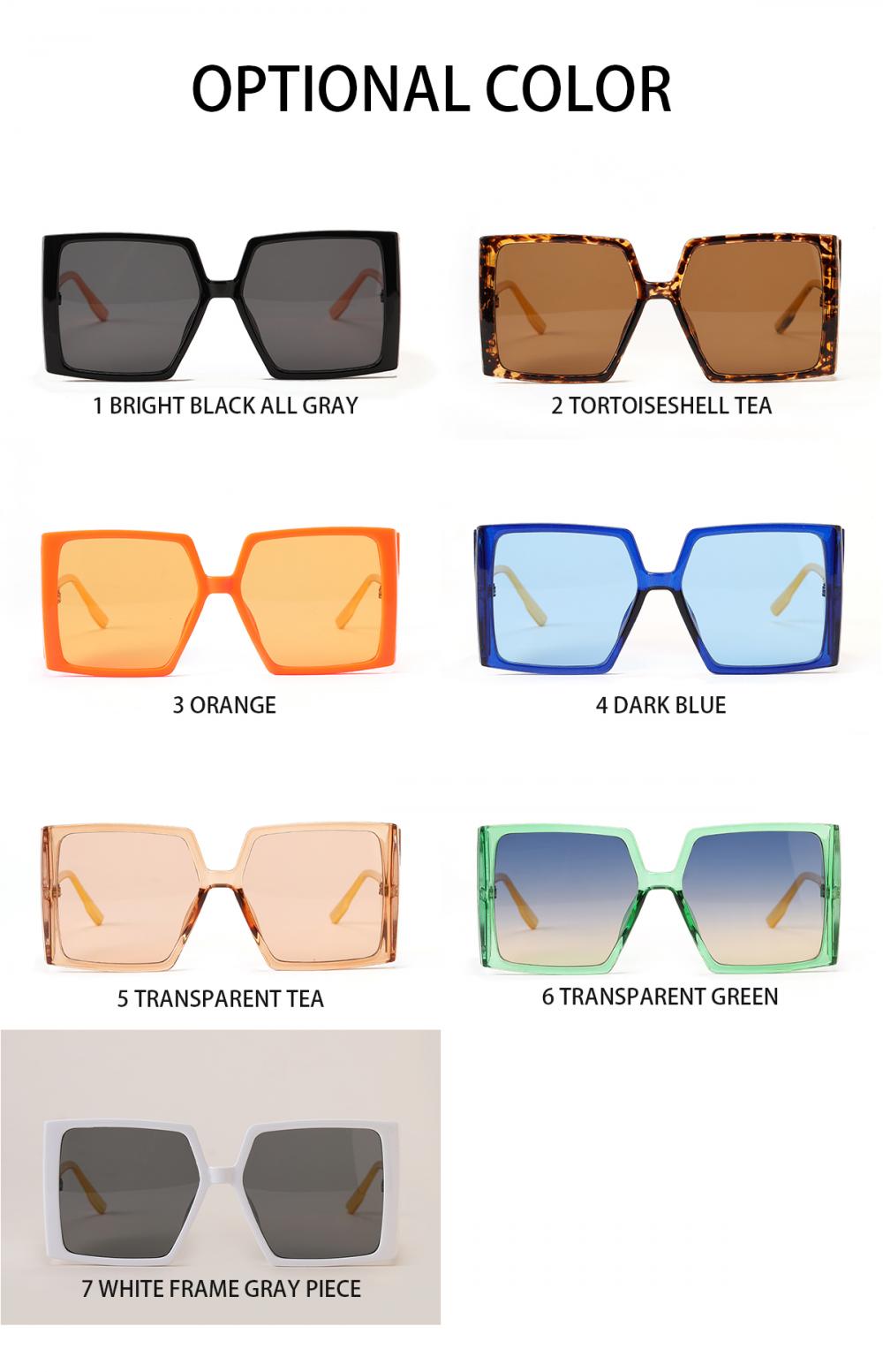 big oversized lens rimless style slim metal frame women shades ladies trend summer sunglasses