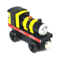 6PCS Locomotive Wood Magnetic Thomas Train Wood Railway Station Train House Slot Toy Kids Xmas Gifts Fit Thom as BIRO Toys