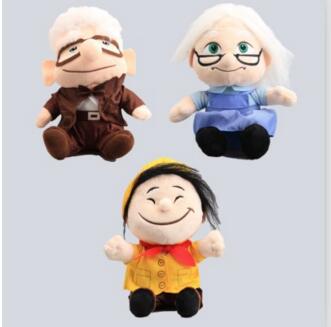 Movie UP Cane Frederiskson & Wife Ally Boy Russell Plush Toy Cartoon Soft Doll 8"20 cm Children Birthday Gift