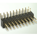 2.54 mm/0.100" Male/Plug Pin Header Dual Row Right Angled/90° H4.3