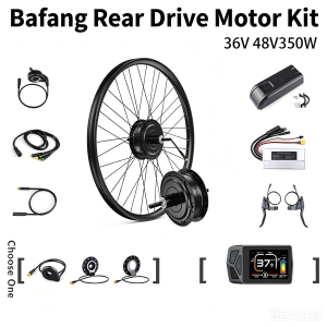 Bafang G020 Rear Cassette Hub Motor Wheel Kit 36V/48V 350W Quiet & Reliable E-Bike Conversion Kit for Bicycles & DIY Upgrades
