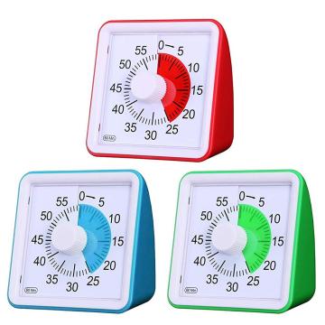 60 Minutes Hourly Chime Clock Silent Time Timer Kids Classroom Conference Countdown Desk Clock Time Management Tool