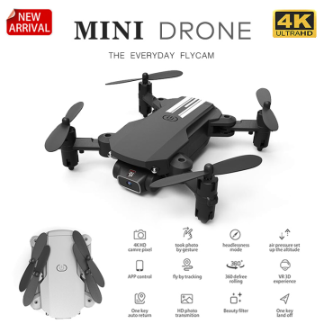 2020 LS Mini Drone 4K HD Camera WiFi Fpv Air Pressure Altitude Hold Black And Gray Foldable Quadcopter RC Dron Toy