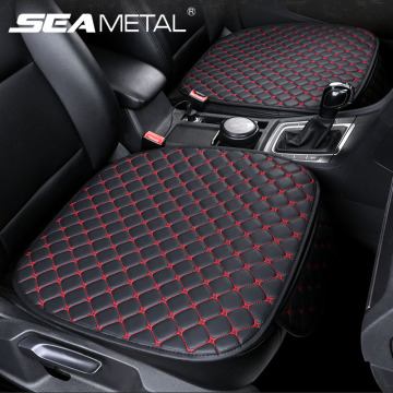 Car Seat Cover Set Universal Leather Car Seat Covers Protection Auto Seats Cushion Pad Mats Chair Protector Interior Accessories