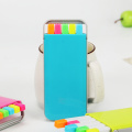 5PCS/box Candy Case Color Highlighter Pens Fluorescent Markers for Book Stationery Office Accessories School Supplies