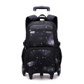 2 Wheels Travel Rolling Luggage Bag School Trolley Backpack For Boys Backpack On Wheels Kid's Trolley School wheeled Backpack