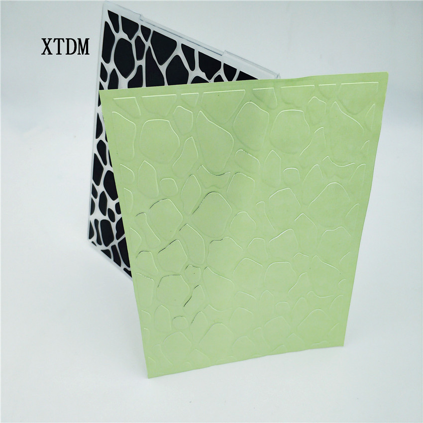 XTDM plastic rock template craft card making paper card album wedding decoration scrapbooking Embossing folders