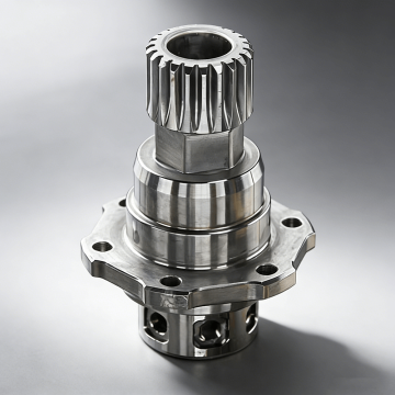 Custom CNC Splined Shaft for Power Transmission Systems