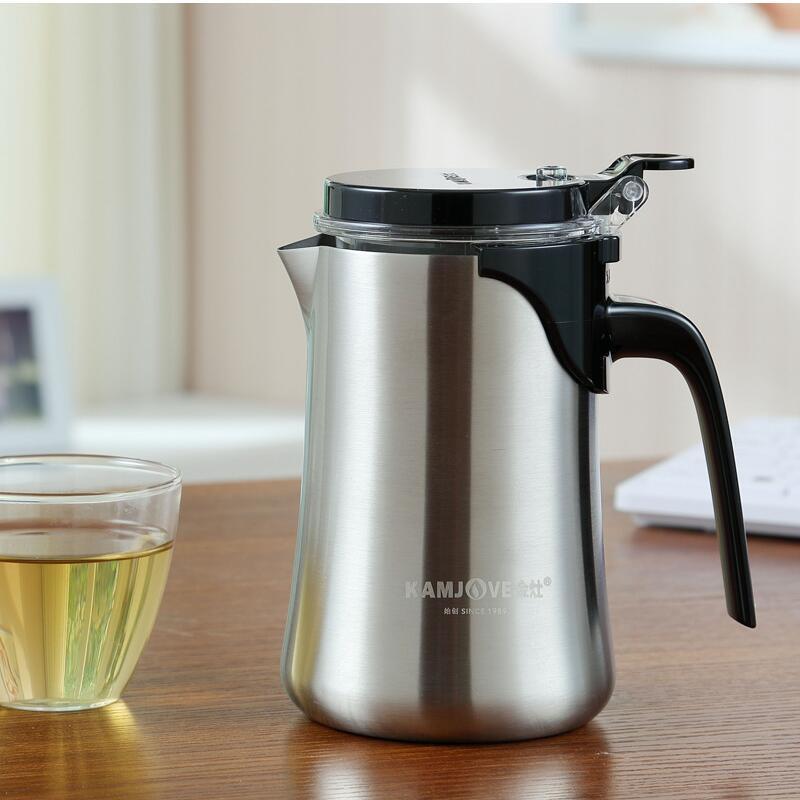 [GRANDNESS] 650ml Kamjove Stainless Steel Travel Teapot Kamjove Tea Pot Teapot Glass Tea Pot Kamjove TO-650E
