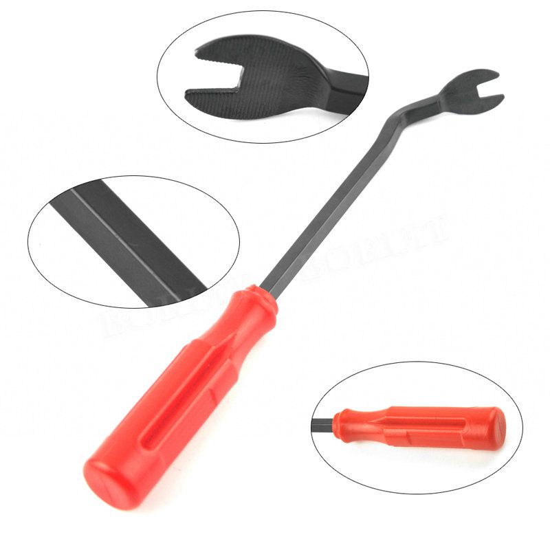 U Tip Nail Staple Fastener Rivet Tack Puller Removing Tool Screwdriver Hand Tool Remover For Automotive Motorcycle