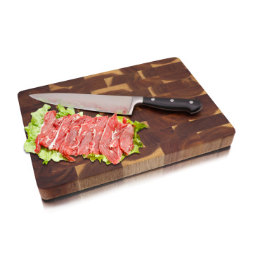 Jaswehome Premium End Grain Acacia Wood Cutting Board Serving Boards With Hand Grips Solid Sturdy Thick Chopping Blocks